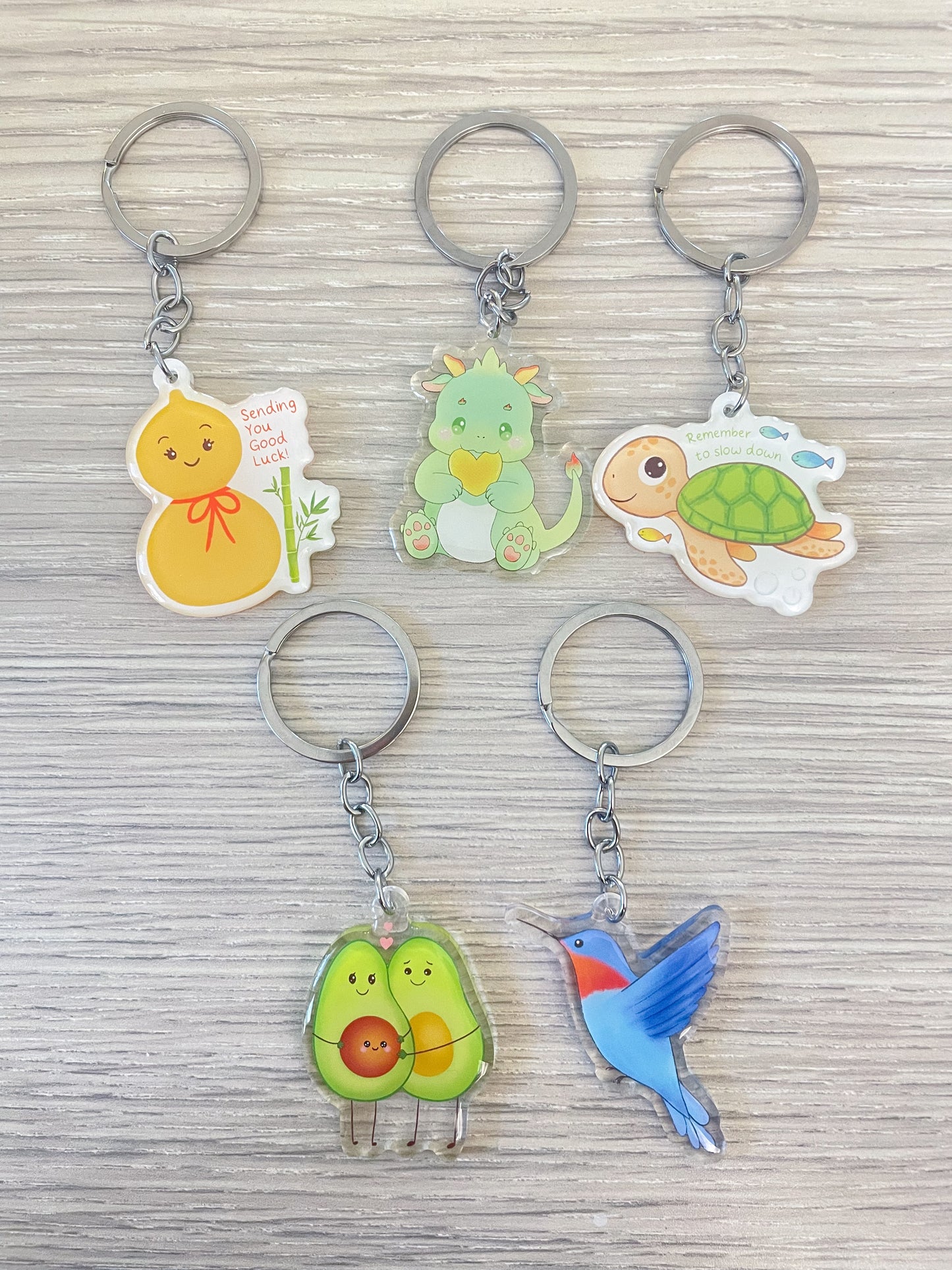 Pepper the Turtle Keychain