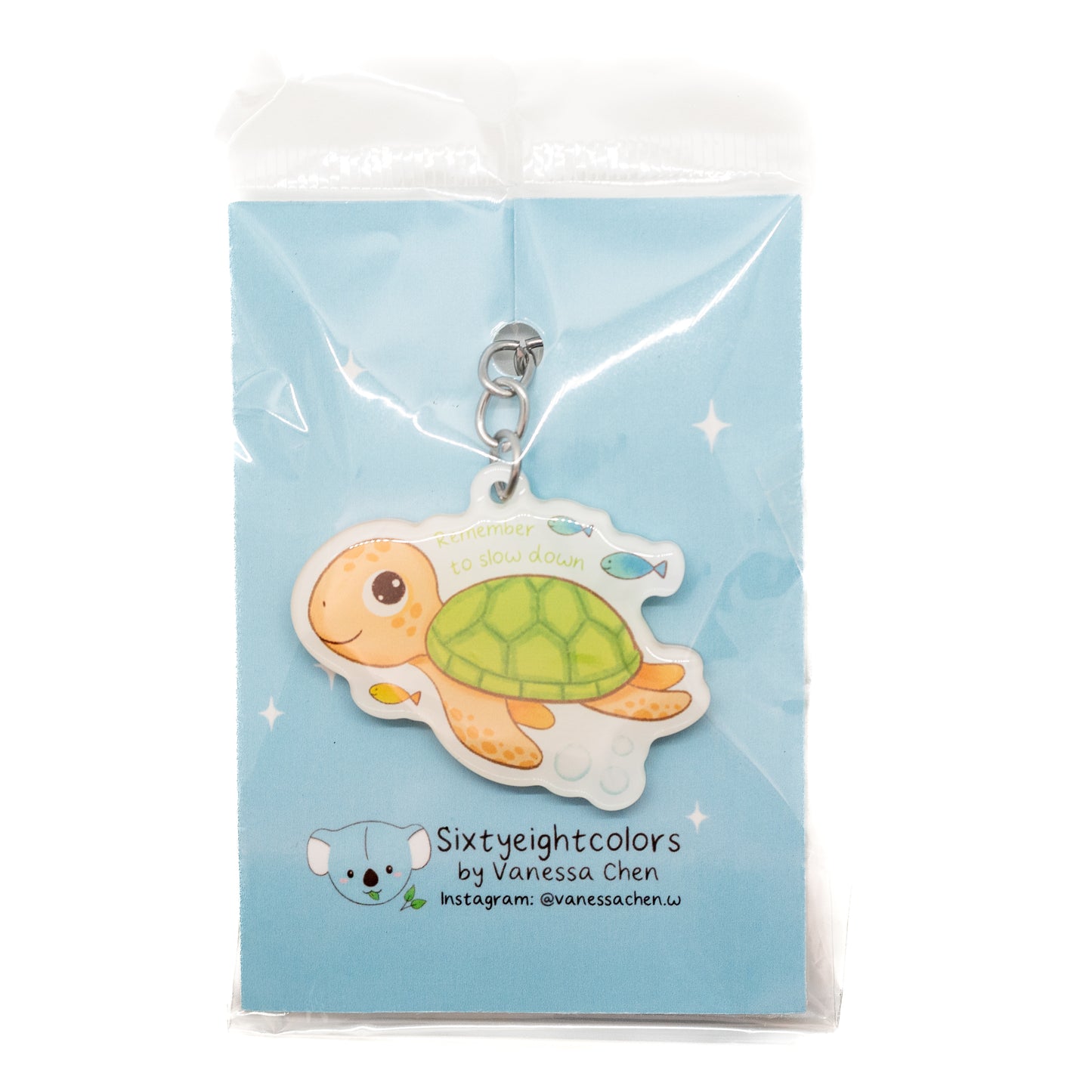 Pepper the Turtle Keychain